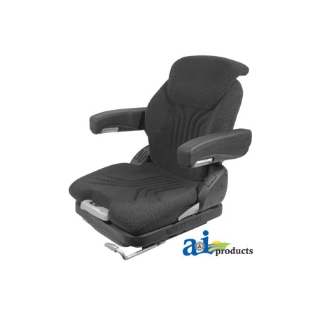A & I Products Grammer Seat Assembly, CHARCOAL MATRIX CLOTH 1" x1" x1" A-MSG65GRC-ASSY